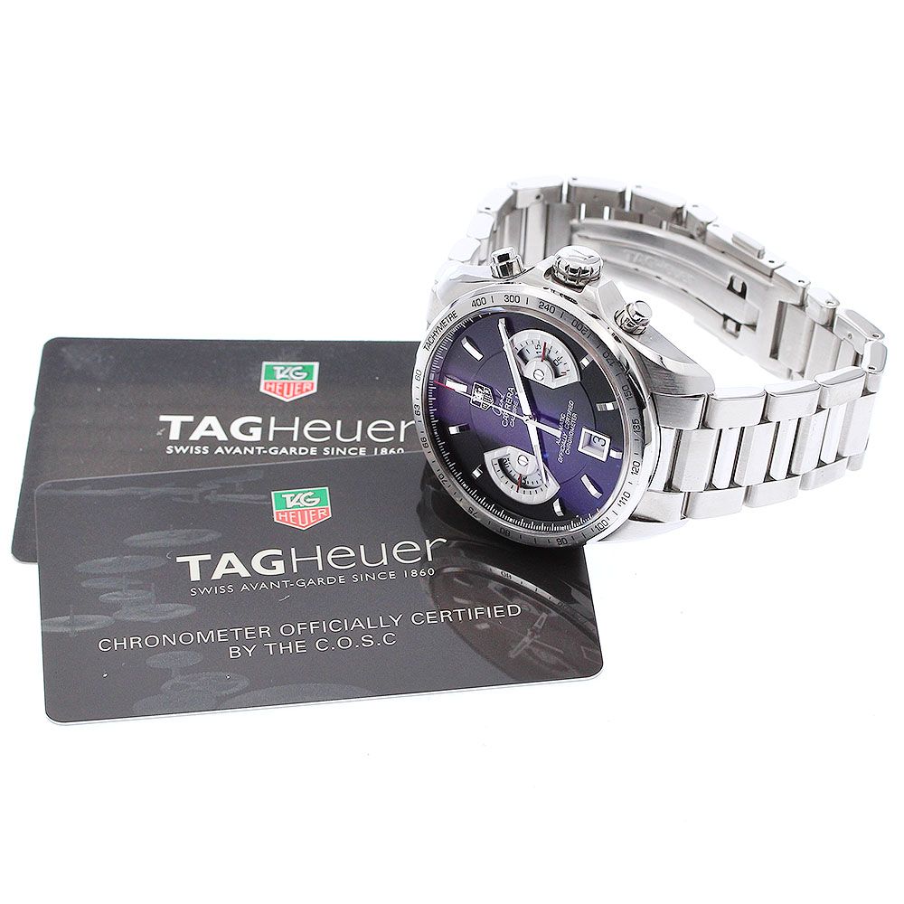 タグホイヤー TAG HEUER CAV511A グランドカレラ クロノグラフ 自動巻き メンズ保証書付き_914479