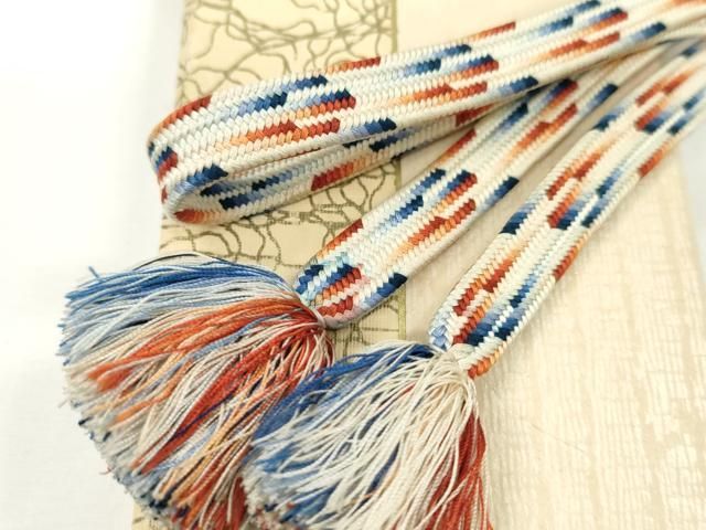 平和屋本店 上 有職組紐道明 帯締め 貝の口組 宮内庁御用 国立博物館御用 東京芸術大学御用 CXAA0643s5