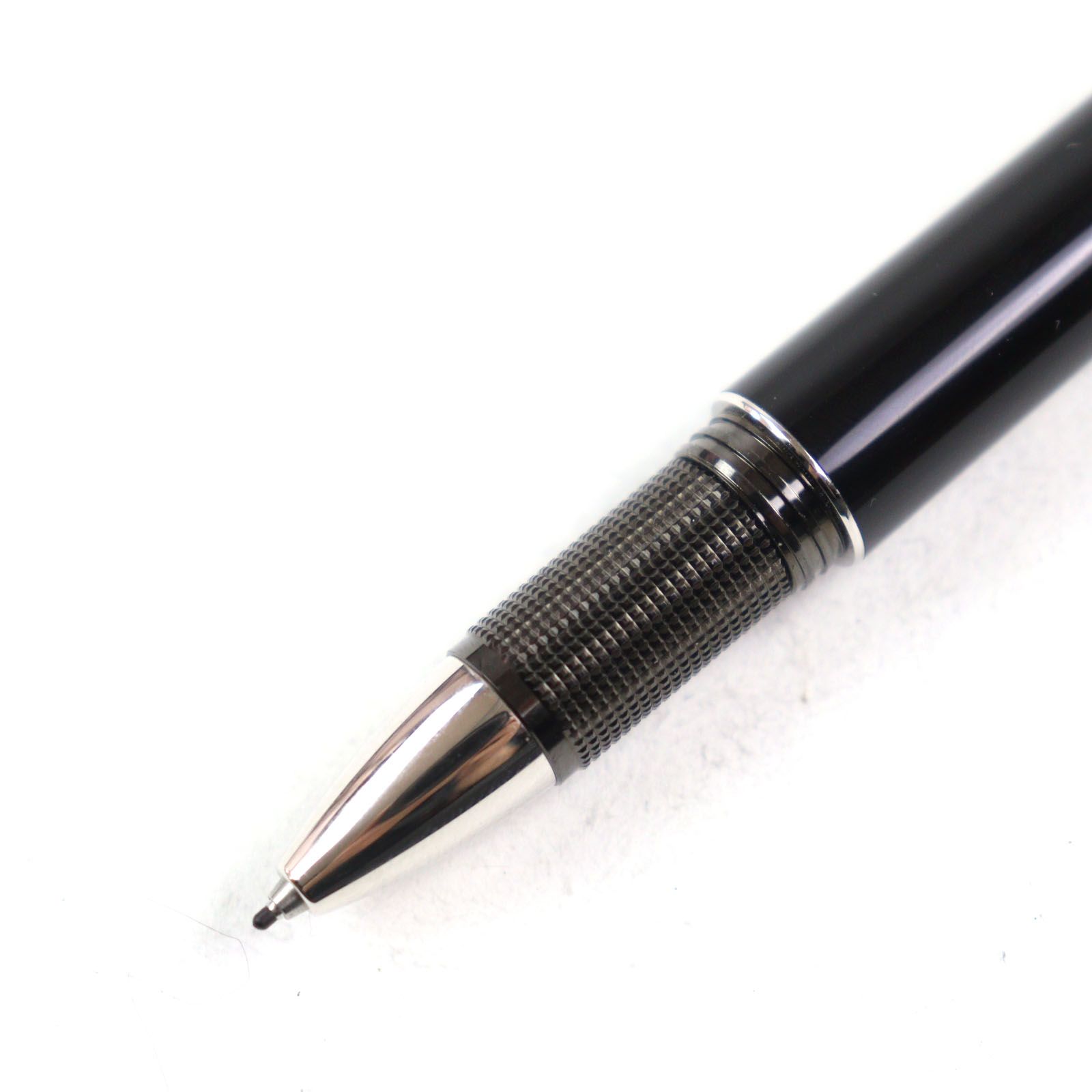 良品○MONTBLANC モンブラン スターウォーカー メタル ロゴ刻印 ホワイトスター キャップ式 ファインライナー ブラック シルバー ドイツ製 筆記確認済み 良品○MONTBLANC モンブラン スターウォーカー メタル ロゴ刻印