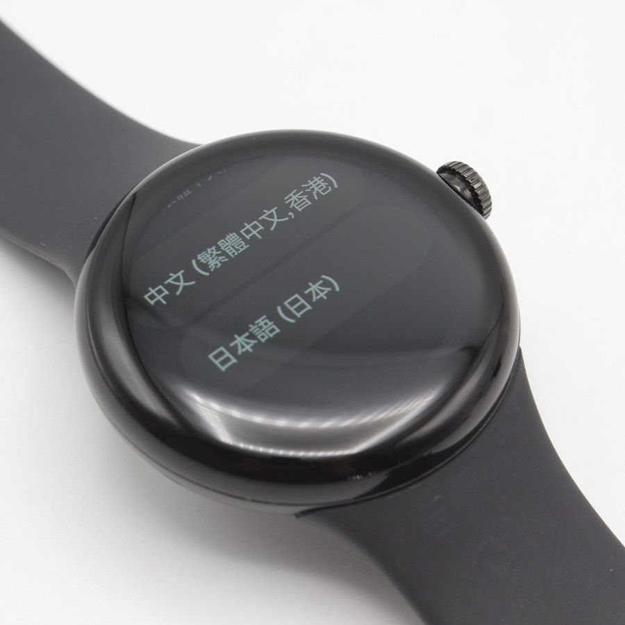 Google Pixel - Google Pixel Watch Matte Black ステンレス GA03119-TW アクティブ バンド マットブラック Fitbit スマートウォッチ グーグル R2504-012 Google Pixel Watch GA03119-TW Matte Black ステンレス ケース