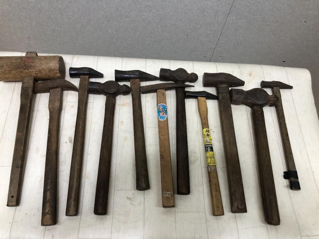 古道具 ヴィンテージ ハンマー 槌 大工道具 金工工具 アンティーク まとめ売り 250805-3 古道具 ヴィンテージ ハンマー 槌 大工道具 金工工具 アンティーク