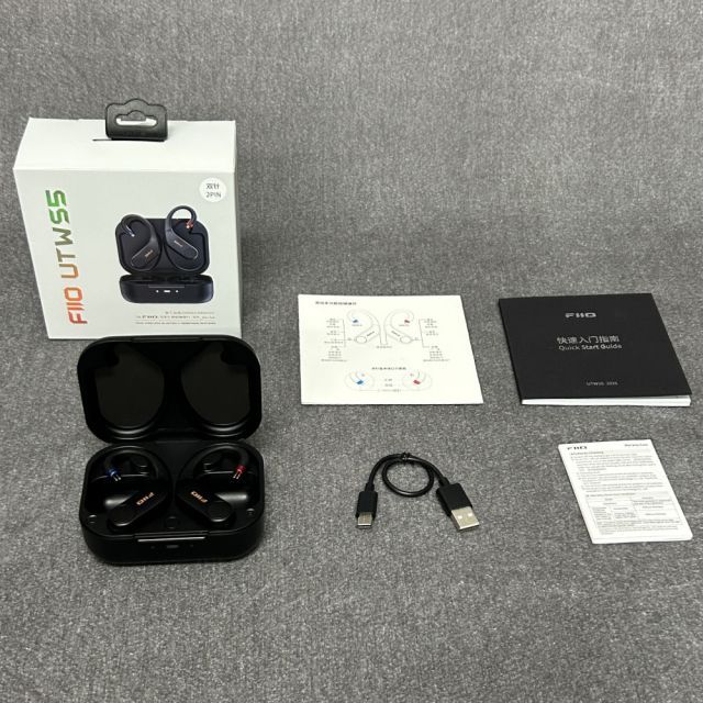アウトレット品 FIIO 左右独立型耳掛け式Bluetoothレシーバー UTWS5 FIIO UTWS5 2025 2PIN FIO-UTWS5-25-2PIN Bluetooth イヤホン ワイヤレス対応 DAC アンプ