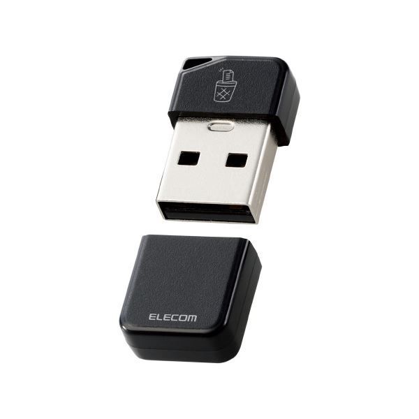 エレコム 誤消去防止機能対応USBメモリ 64GB ブラック