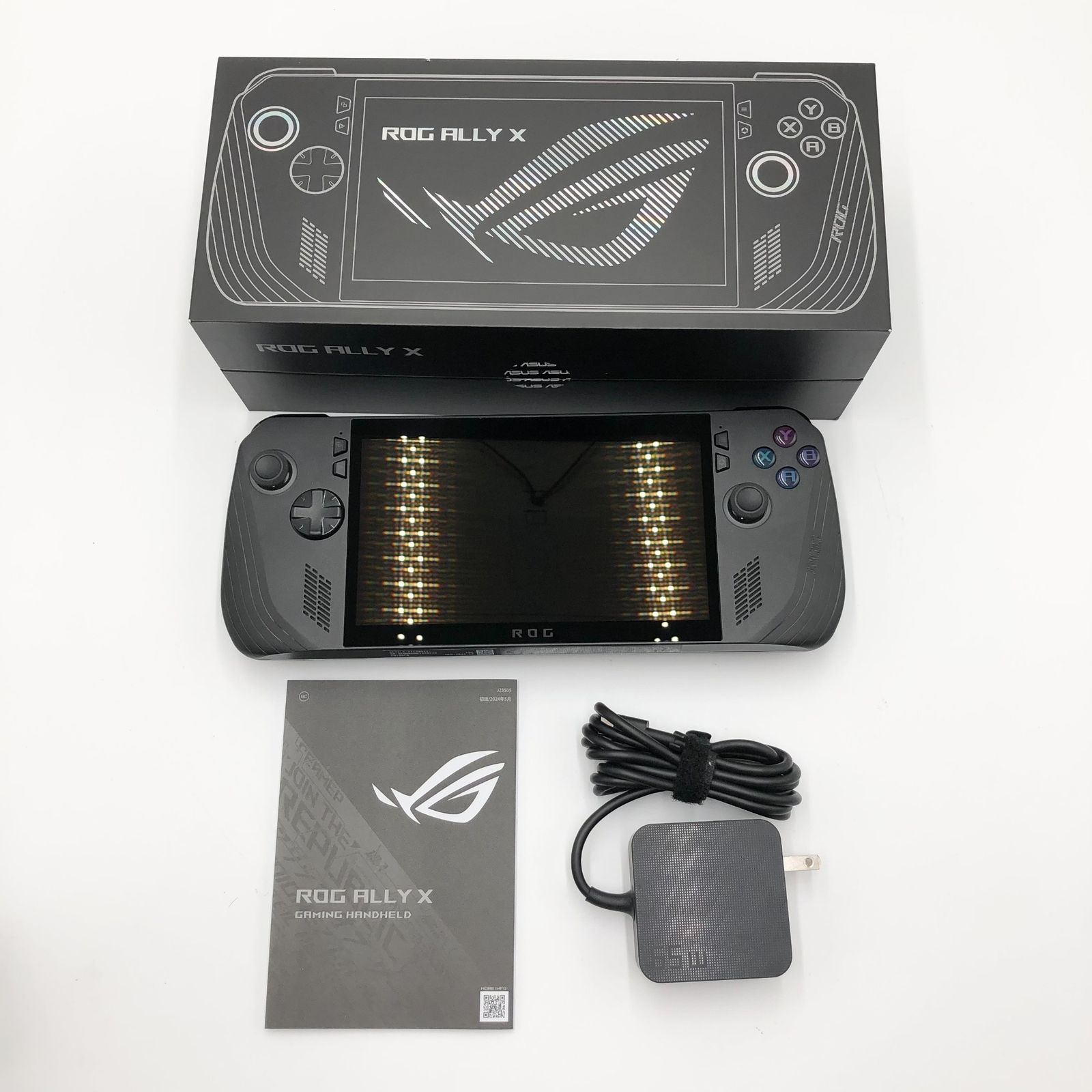 ASUS ゲーミングPC ROG Ally X RC72LA 7インチ Ryzen Z1 Extreme メモリ 24GB SSD 1TB リフレッシュレート120Hz Windows11 ポータブル 重量678g ブラック RC72LA-Z1E24G1T