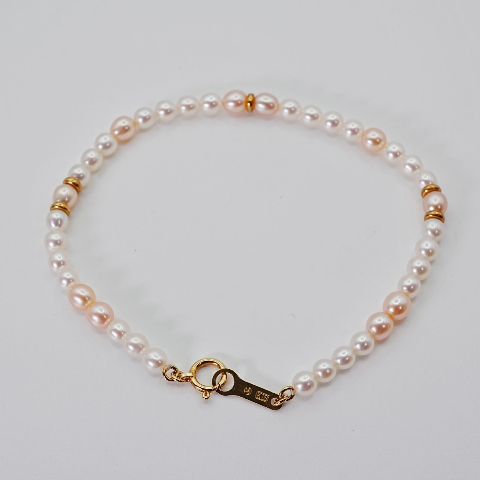 田崎真珠 バイカラー ベビーパール ブレスレット K18/25-1171S - メルカリ