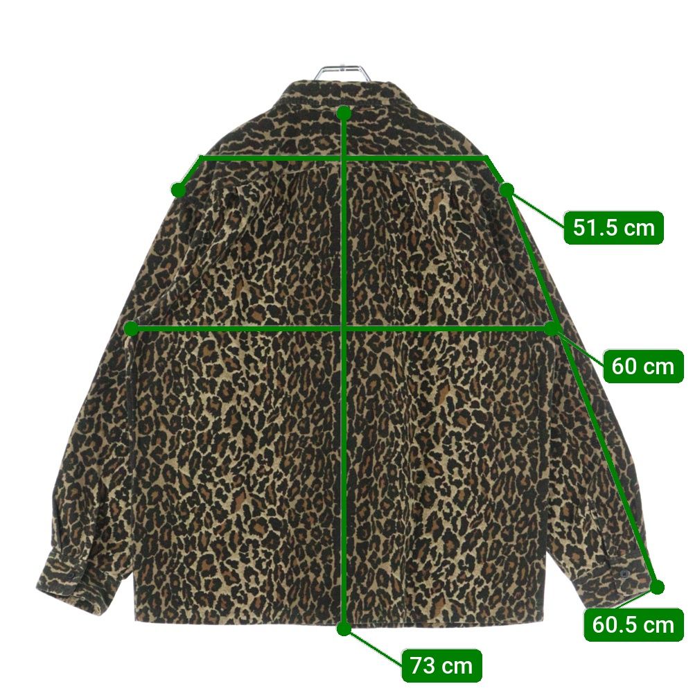 SUPREME (シュプリーム) 25AW Flannel Pajama Shirt Leopard