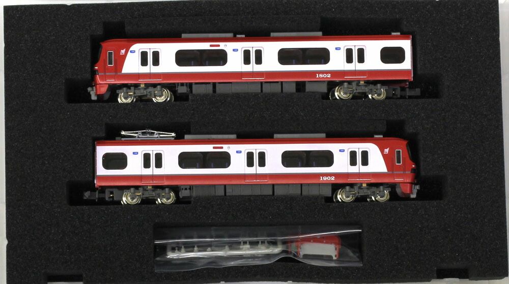 名鉄1800系（新塗装）増結2両編成セット（動力無し） 【グリーン