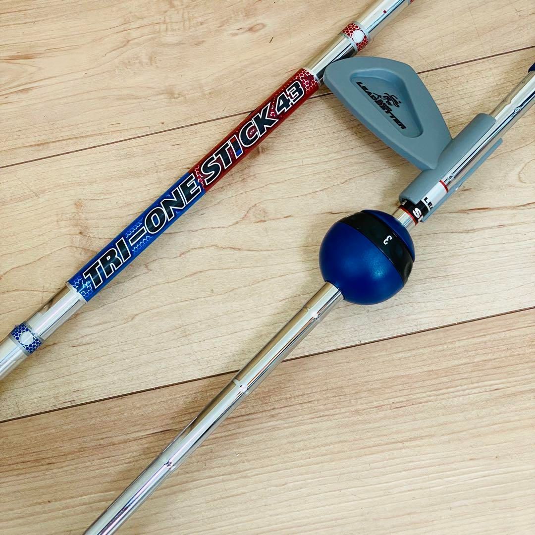 ゴルフ スイング練習 2本セット スウィングセッター トライワンスティック43 ゴルフ スイング練習 2本セット スウィングセッター トライワン