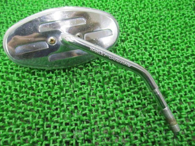 ショベル ミラー 右 ハーレー 純正 中古 バイク 部品 オプション エボ 修復素材に オーバルミラー ソフテイル ダイナ 車検 Genuine