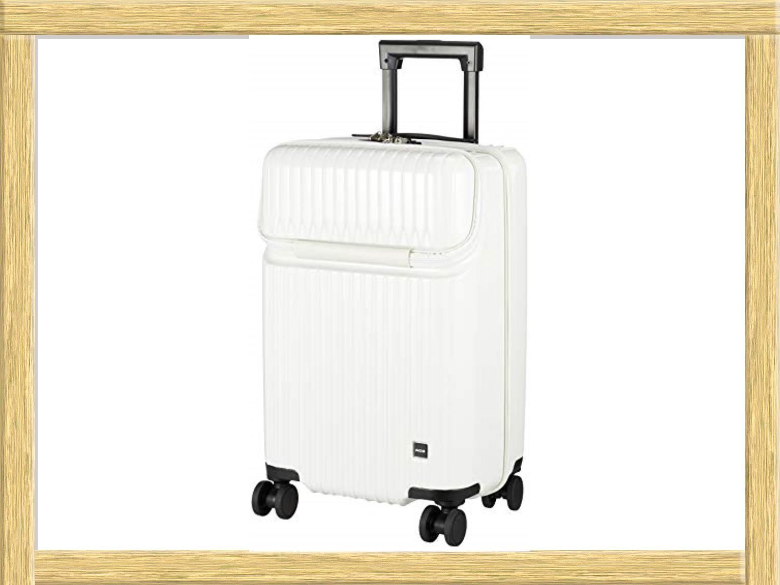 [エース] スーツケース キャリーケース キャリーバッグ 機内持ち込み sサイズ 1泊2日 2泊3日 34L フロントポケット 13.3inch PC - 1