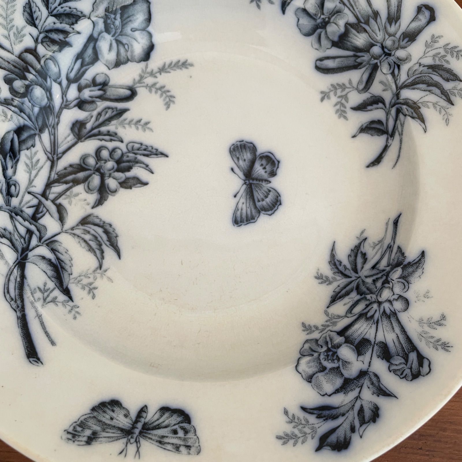 フランスアンティーク／サンクレモン窯 プレート4枚 フランス