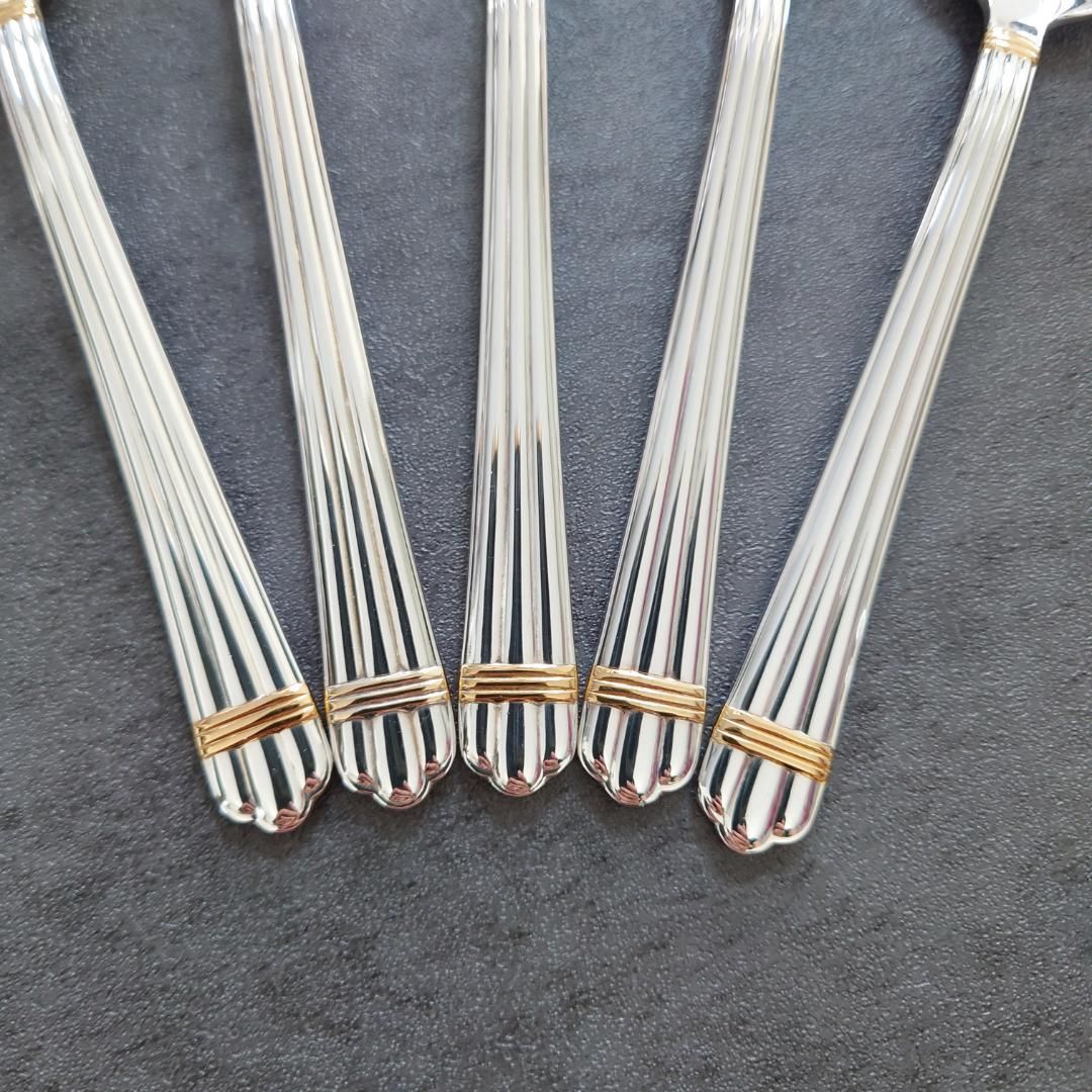 クリストフル アリアゴールドリング コーヒースプーン 5点 WWW_SKLAD-KIRPICHA_RU