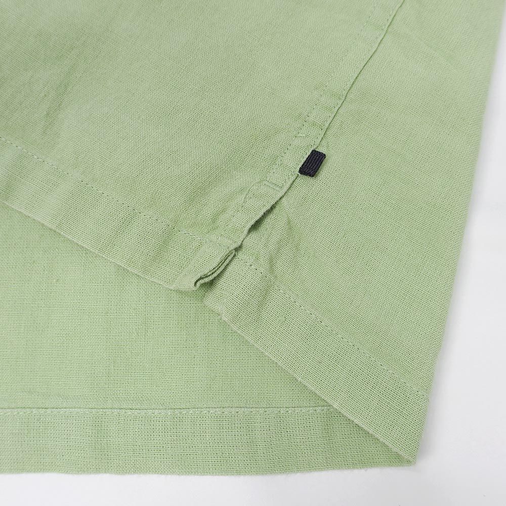90s 00s old GAP コットン オープンカラーシャツ 開襟 短丈 緑 オールドギャップ OLD GAP 00s 2000年代 Y2K コットンリネン