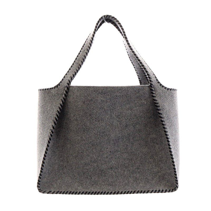ステラマッカートニー STELLA McCARTNEY トートバッグ フェルト ロゴ 