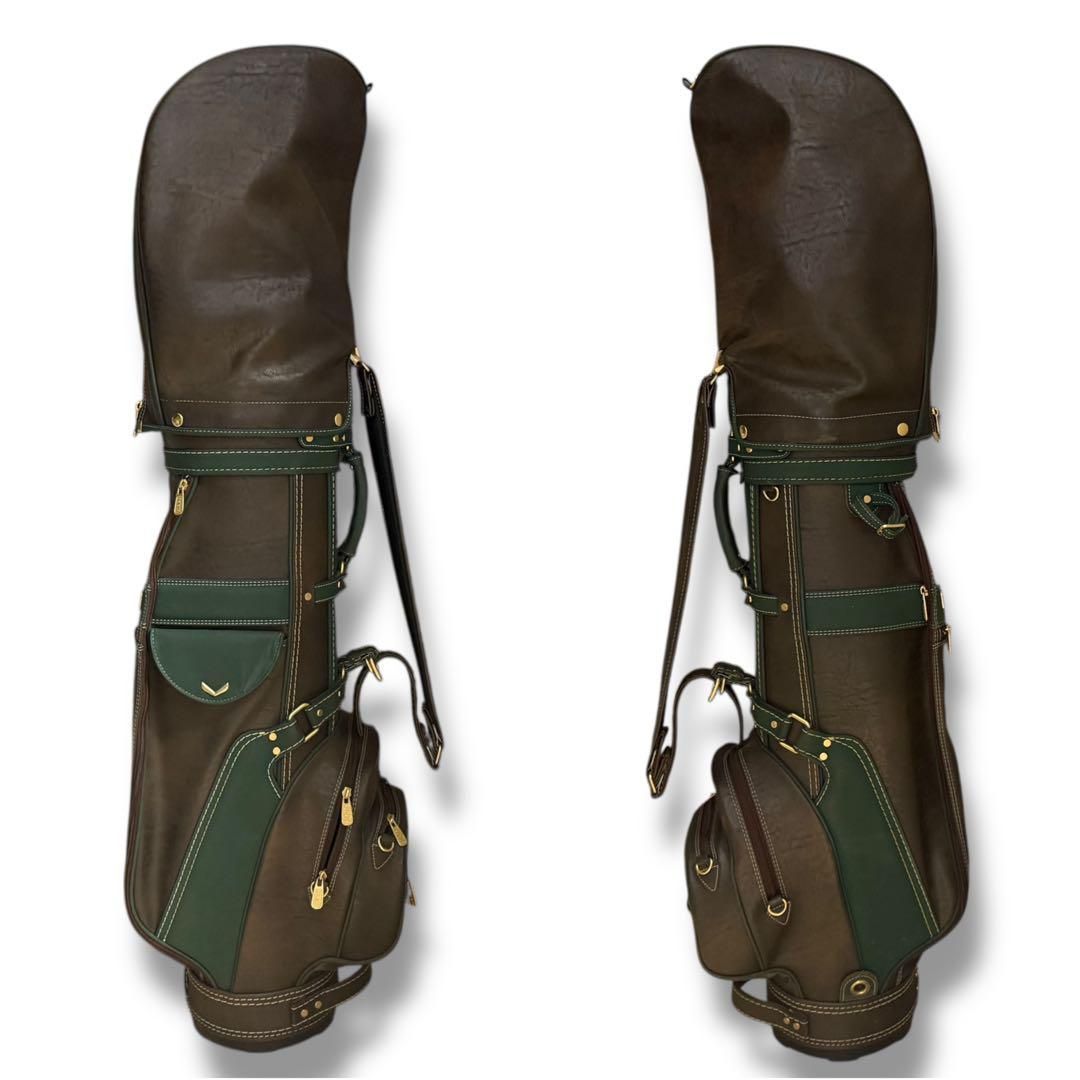 archive Seletti キャディバッグ ゴルフセット9点 ボール レザー archive Seletti キャディバッグ ゴルフセット9点 ボール レザー