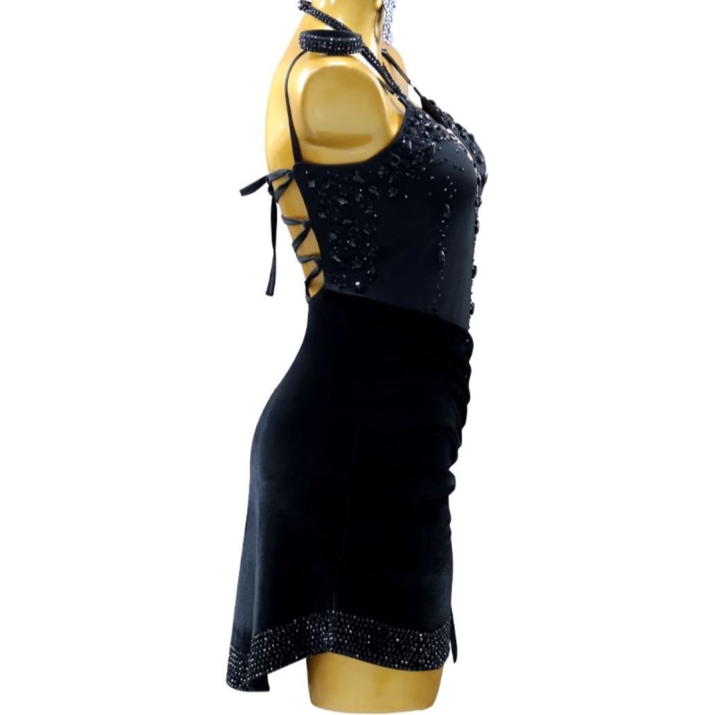 値引応談 感 社交ダンス ドレス レディース 競技用 ステージ 舞台衣装 発表会 ダンスウェア ラテン サンバ ルンバ チャチャ ワルツ タンゴ モダンダンス パーティー 演出服 フラメンコ ベリーダンス フォーマルドレス P-76