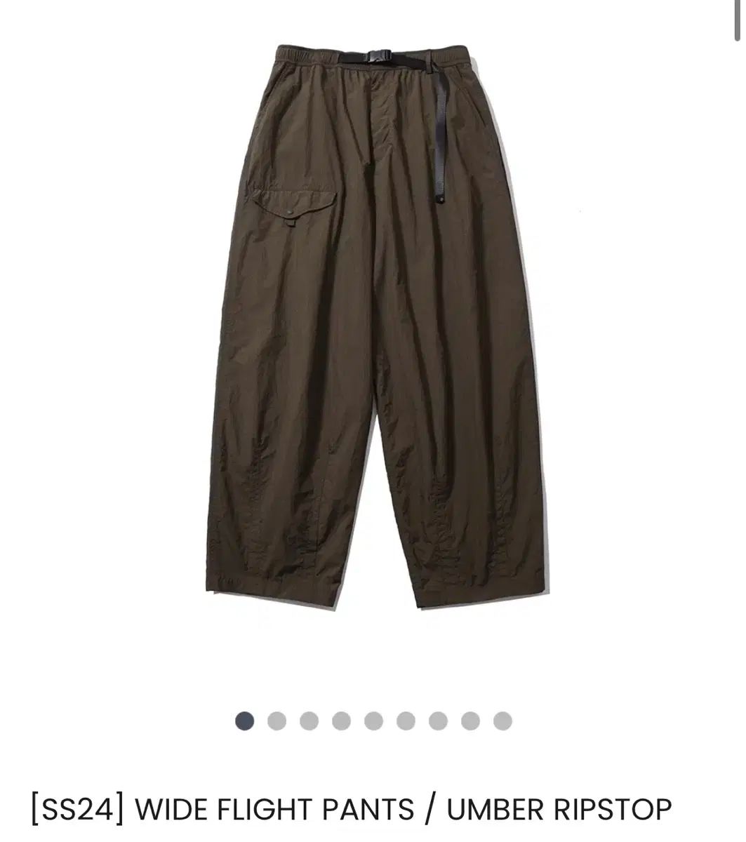 2 moif ムイフ 24ss Wide Flight Pants Umber