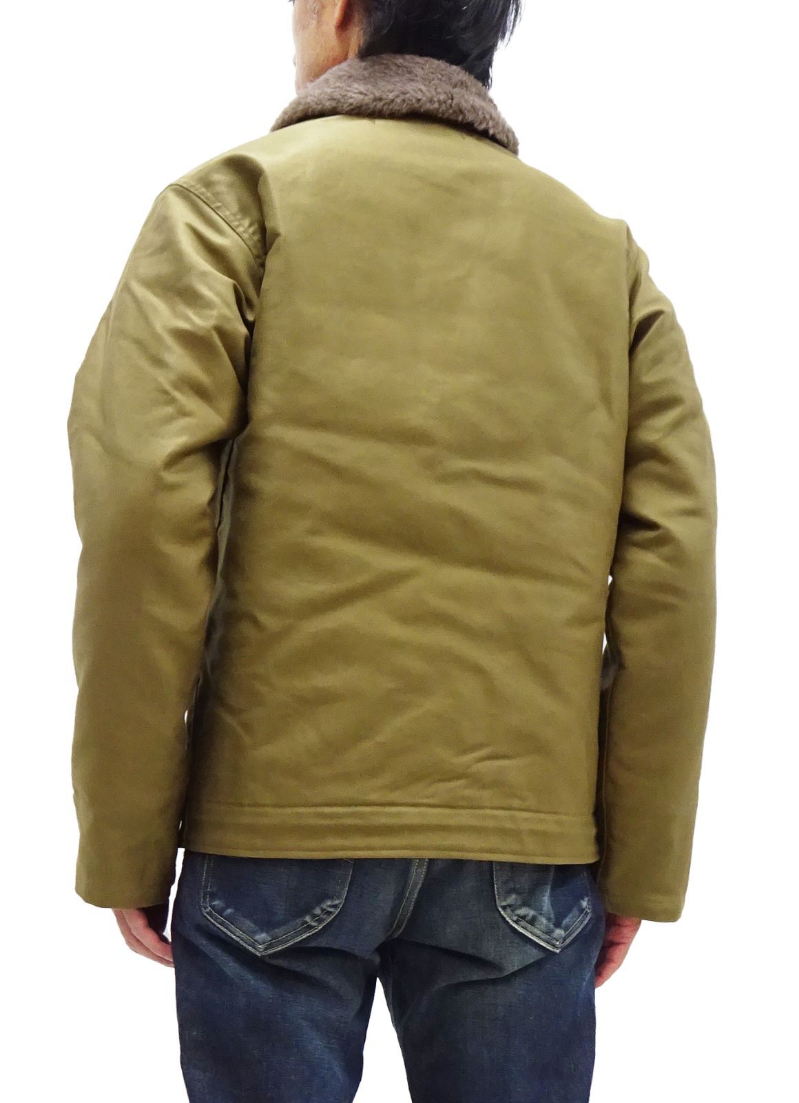 【XL】バズリクソンズ N-1 デッキジャケット ミリタリージャケット BUZZ RICKSON'S(バズリクソンズ) N-1デッキジャケット カーキ