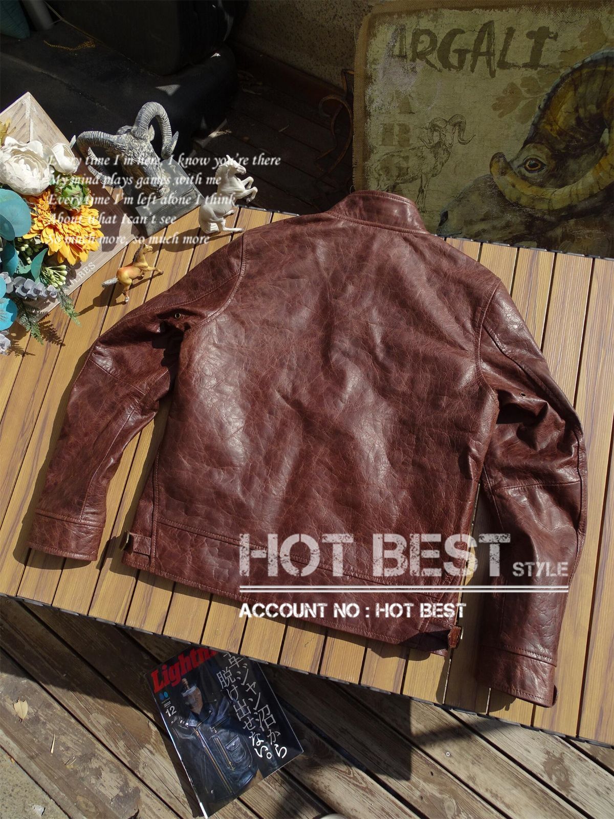 0.9mm ホースハイド 復刻30's A-1タイプ アインシュタイン 柔らかめ 革