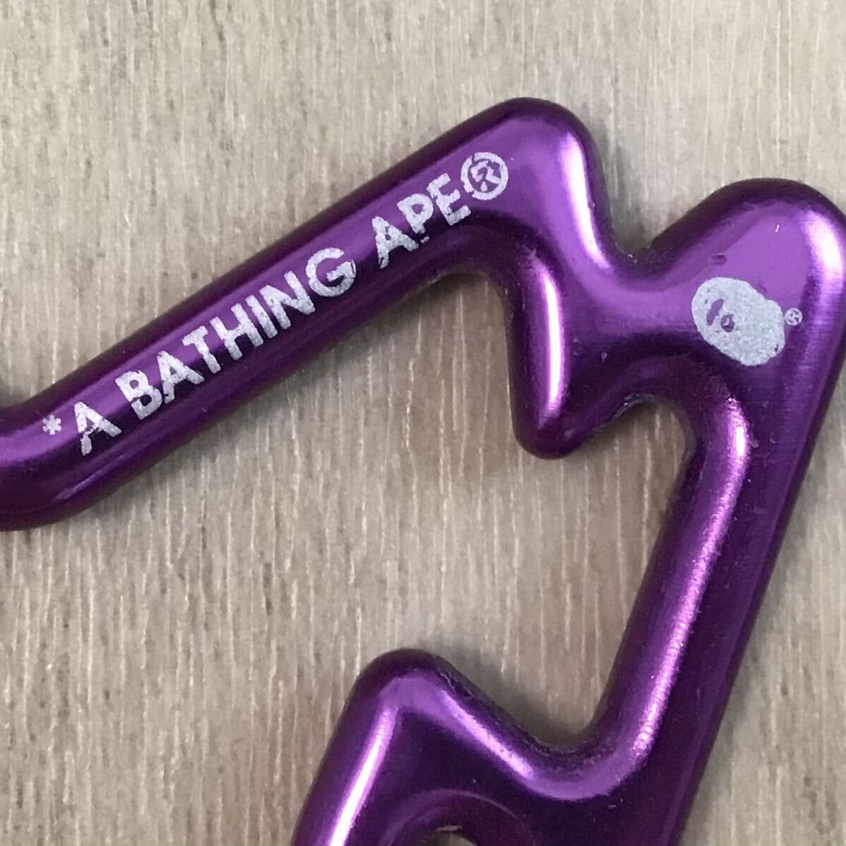 BAPE STA カラビナ パープル a bathing ape STAR エイプ ベイプ ア 