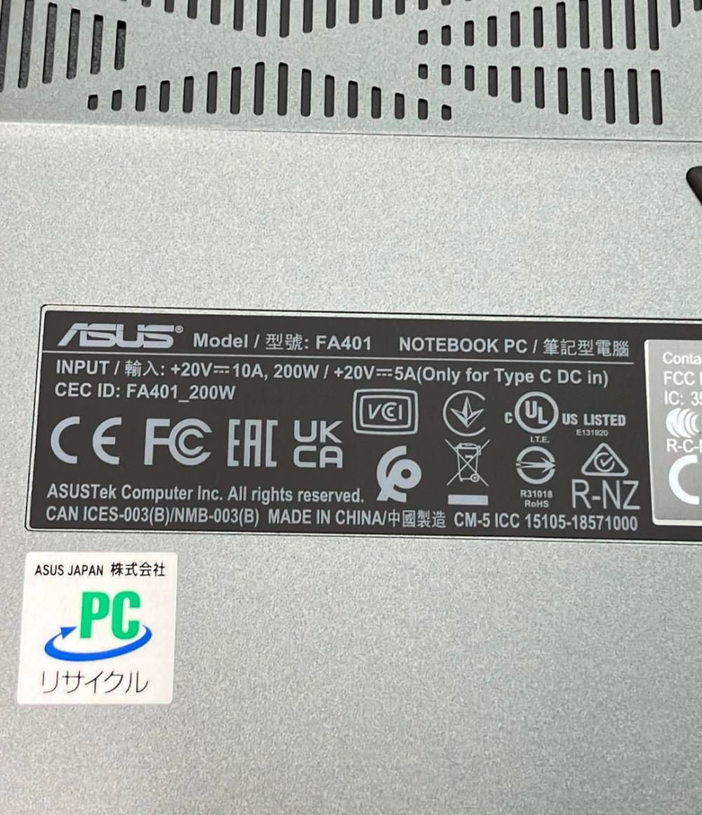 エイスース TUF Gaming A 14 ノートPC FA 401 ASUS