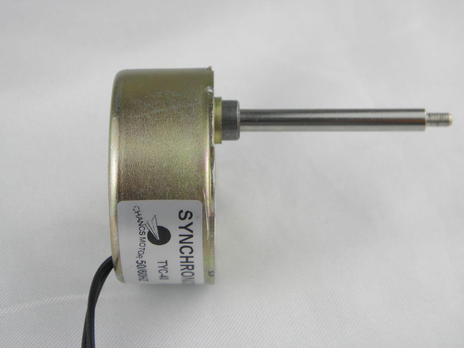 CHANCS TYC-40 同期交流電動機 AC 12V 5RPM トルク0.5Kg.cm 46mm 長軸