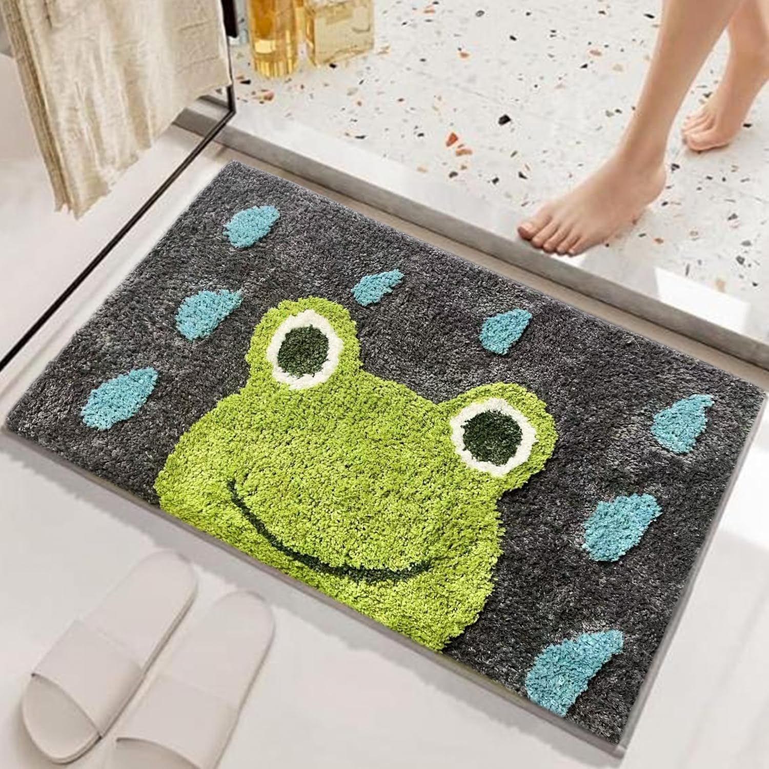 新品 PROMRUG 玄関マット お風呂マット 可愛い バスマット
