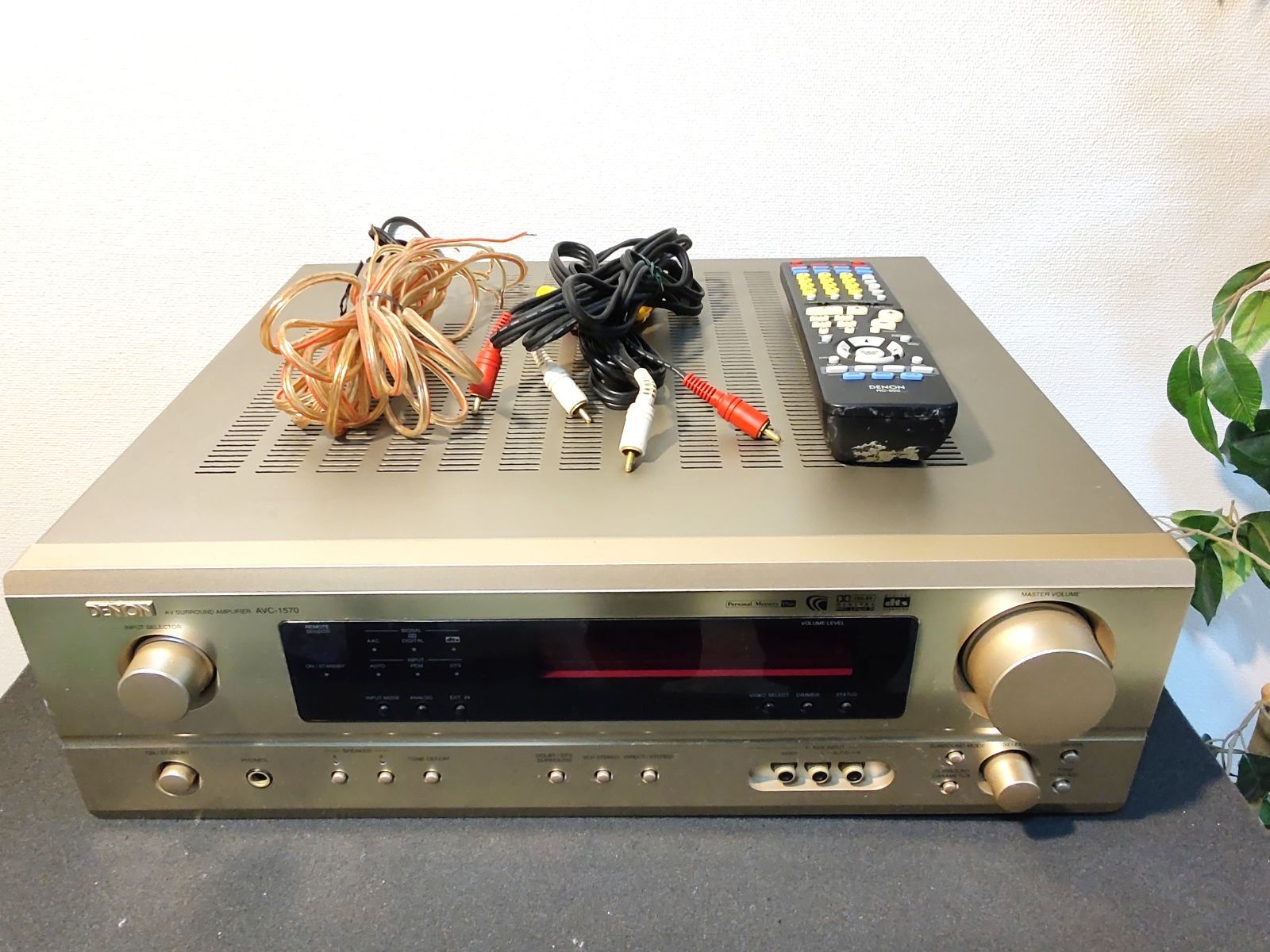 5793☆音出し確認済♪DENON デノン AVC-1570 AVサラウンドアンプ