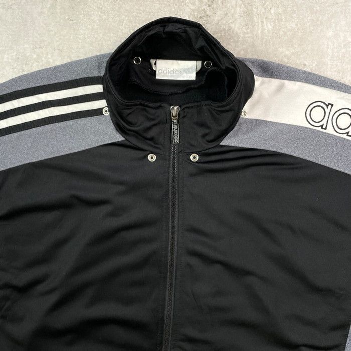80年代 adidas アディダス 半袖 ジャージ トラックジャケット メンズXL