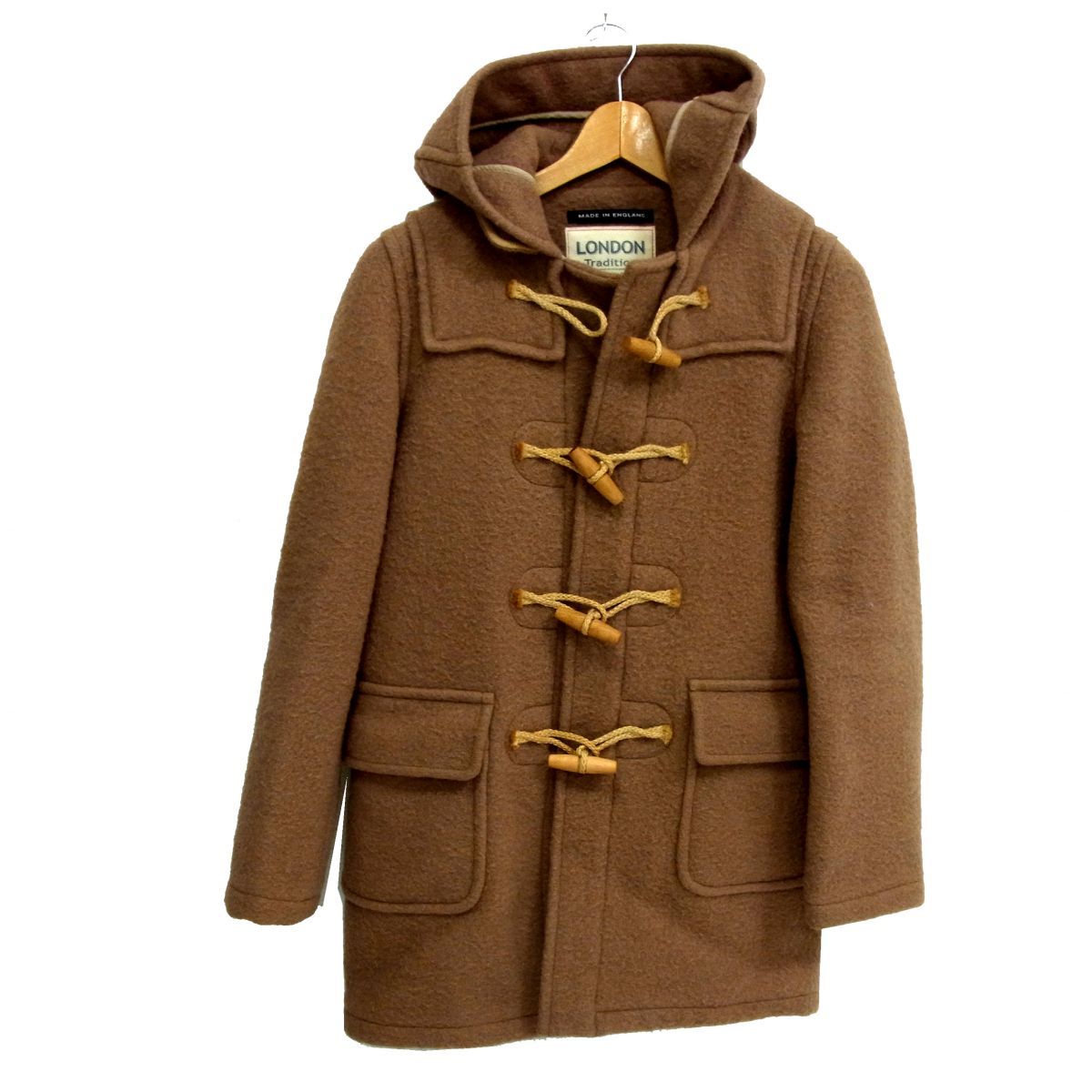 美品 ブルーレーベルクレストブリッジ ウール チェック ロング