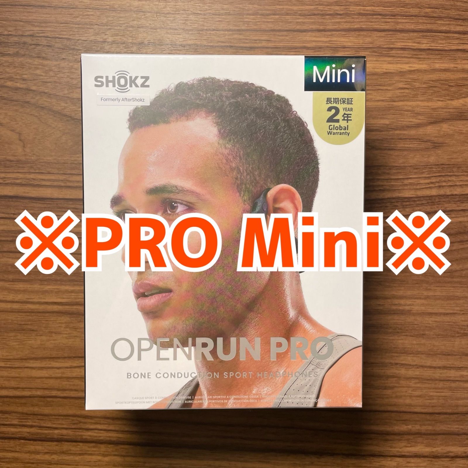 Shokz OpenRun Pro Mini SKZ-EP-000014 ブラック 骨伝導イヤホン