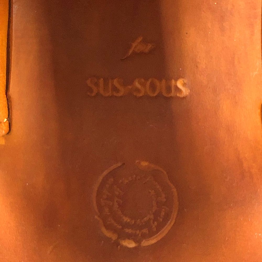 SUS-SOUS レザー サンダル ブラウン サイズ8 正規品 / 32336