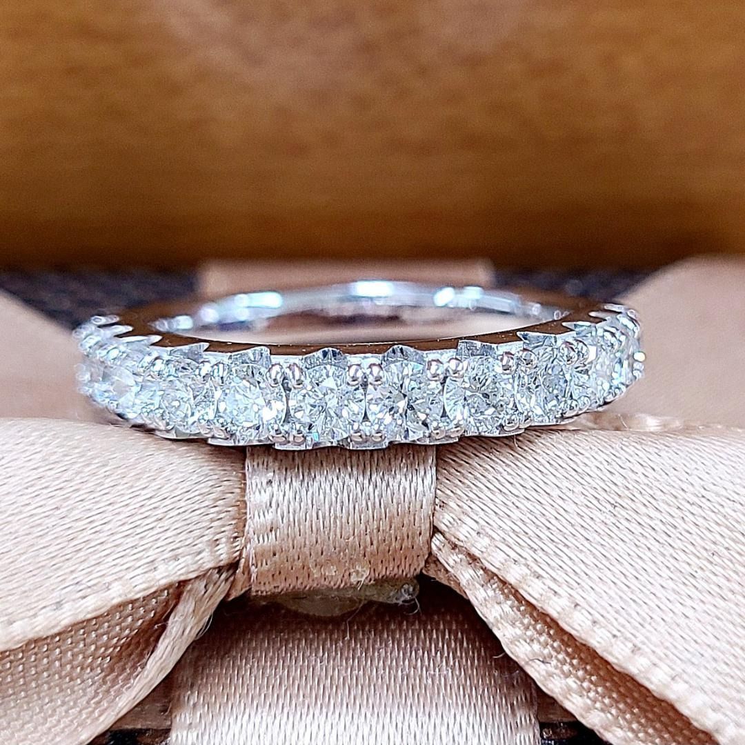 エタニティリング（ハート&キューピット） 1カラットダイヤモンド 最高