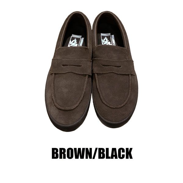 VANS ファッション VANS スケートローファー スエード 28cm ダーク
