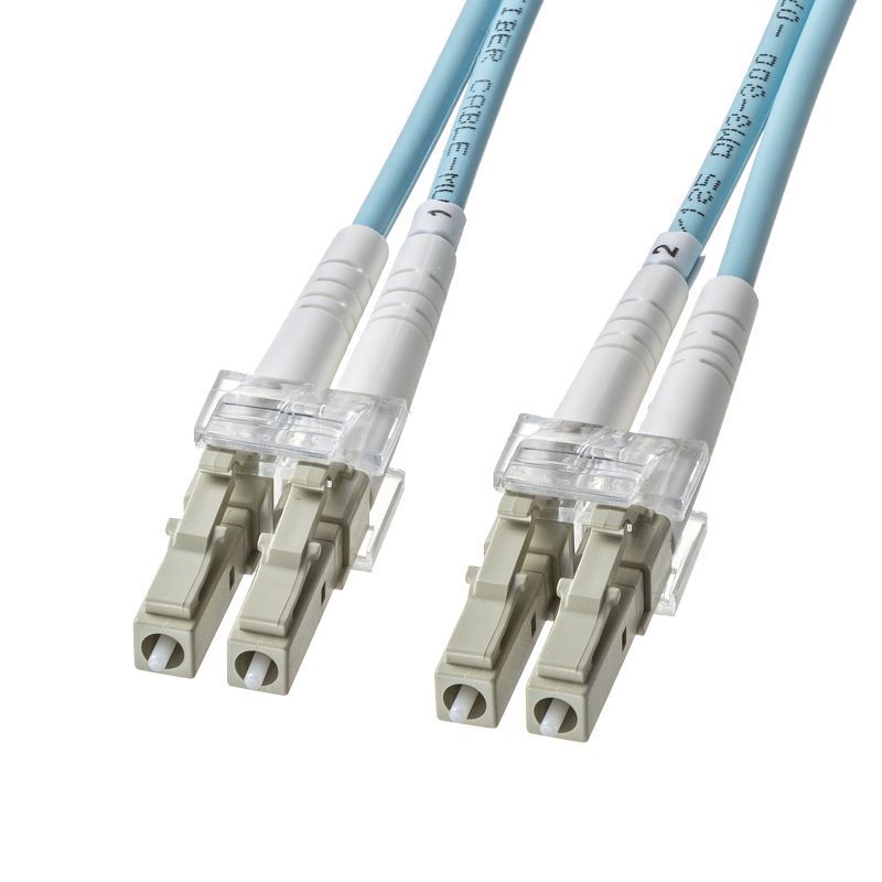 まとめ買い サンワサプライ アーマードメガネ型光ファイバケーブル マルチOM3 LC×2-LC×2 1m HKB-AMOM3LCLC-01 ×3セット