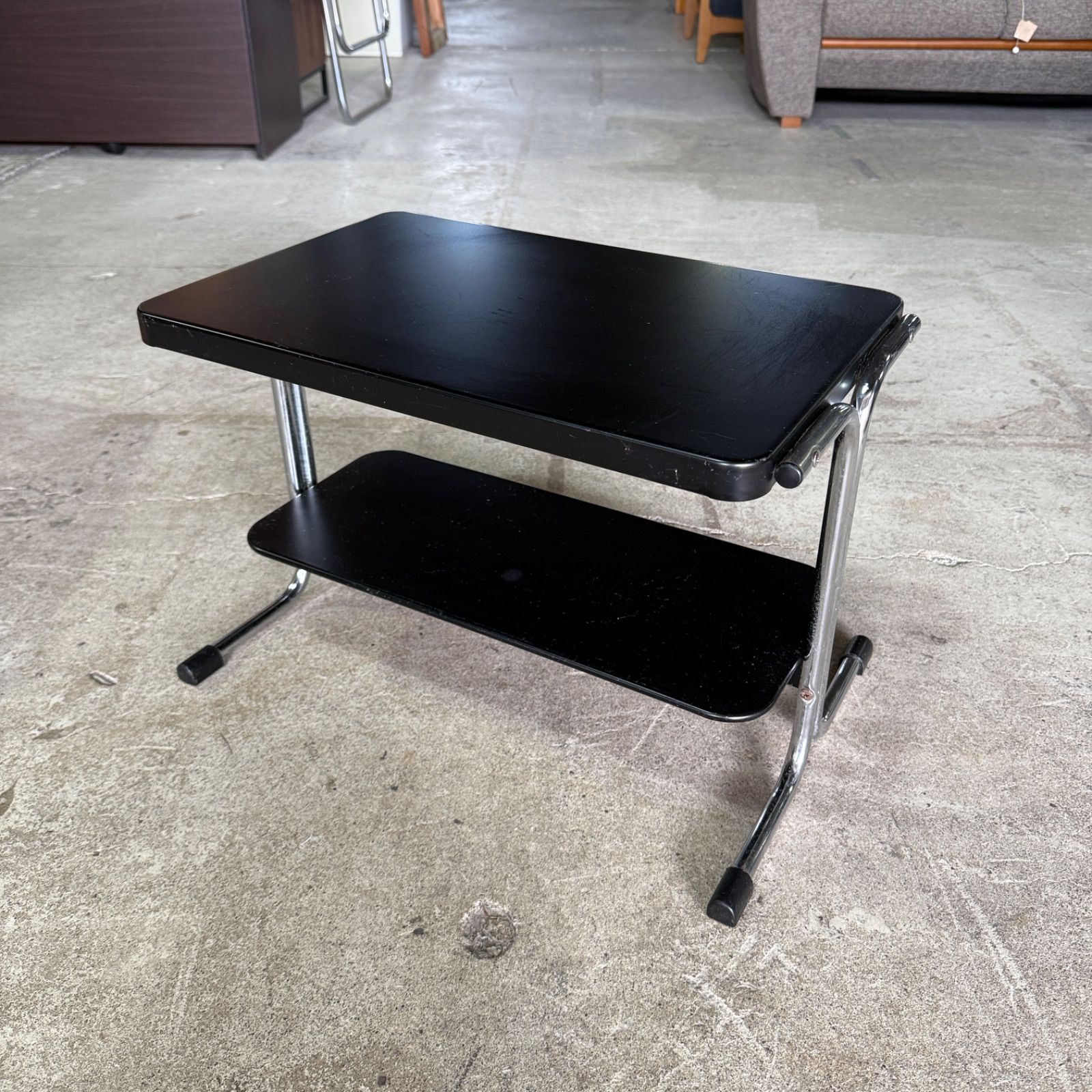 昭和レトロ インダストリアル スチール製テレビボード テレビ台 サイド