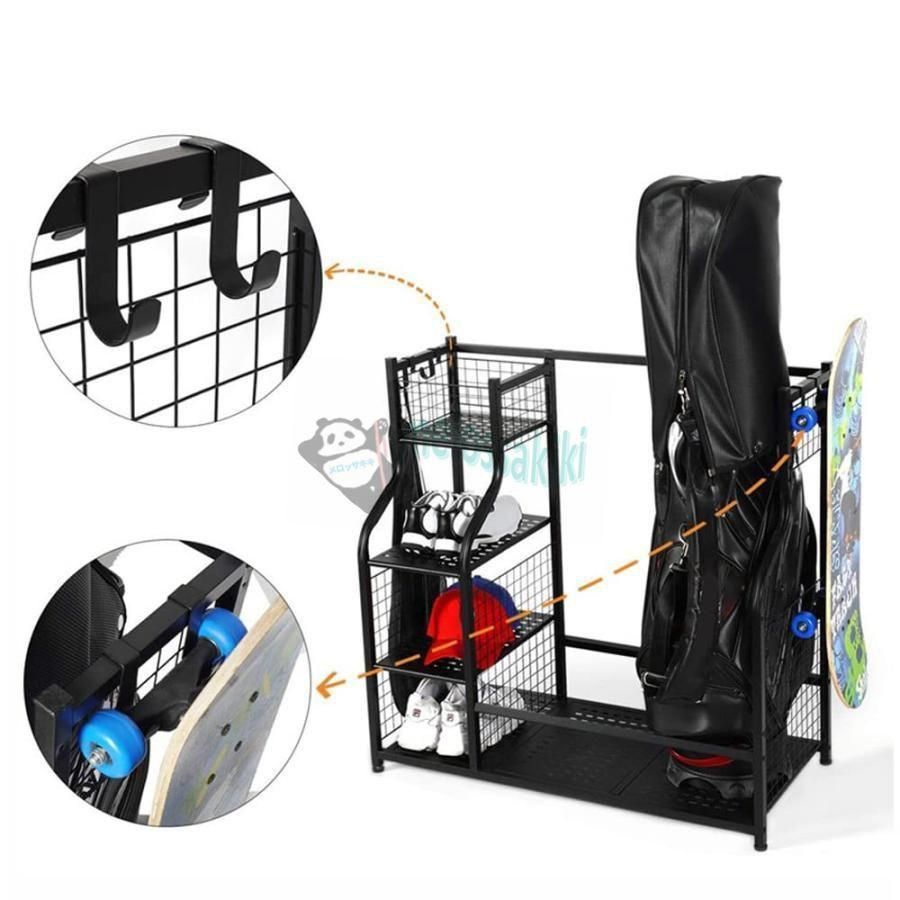 ゴルフバッグ収納ラック ゴルフバッグ収納ラック