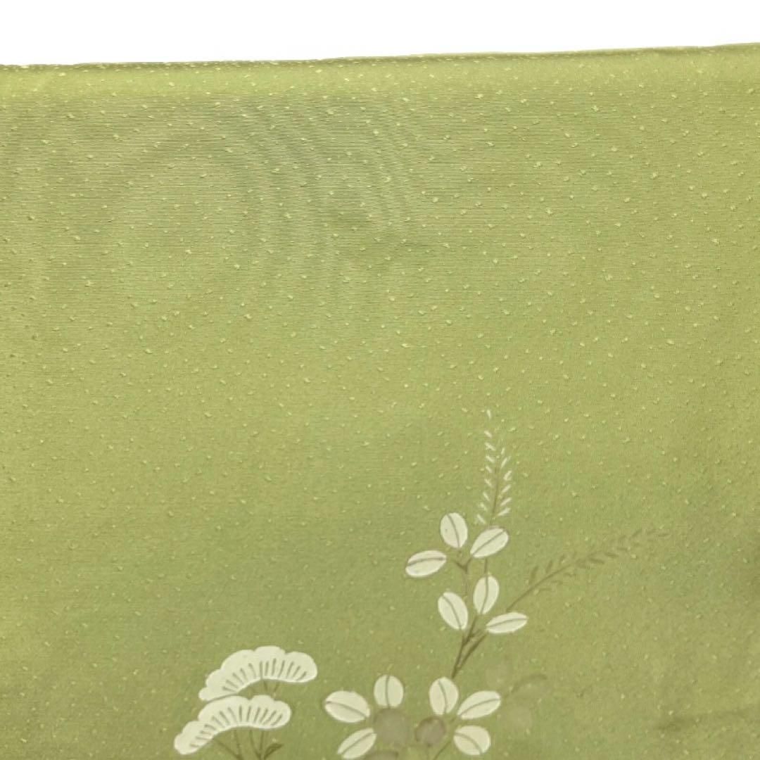 付け下げ　菊花　萩　リーフ　花模様　着物　053a d 付け下げ 菊花 萩 リーフ 花模様 着物 053a d 萩 着物