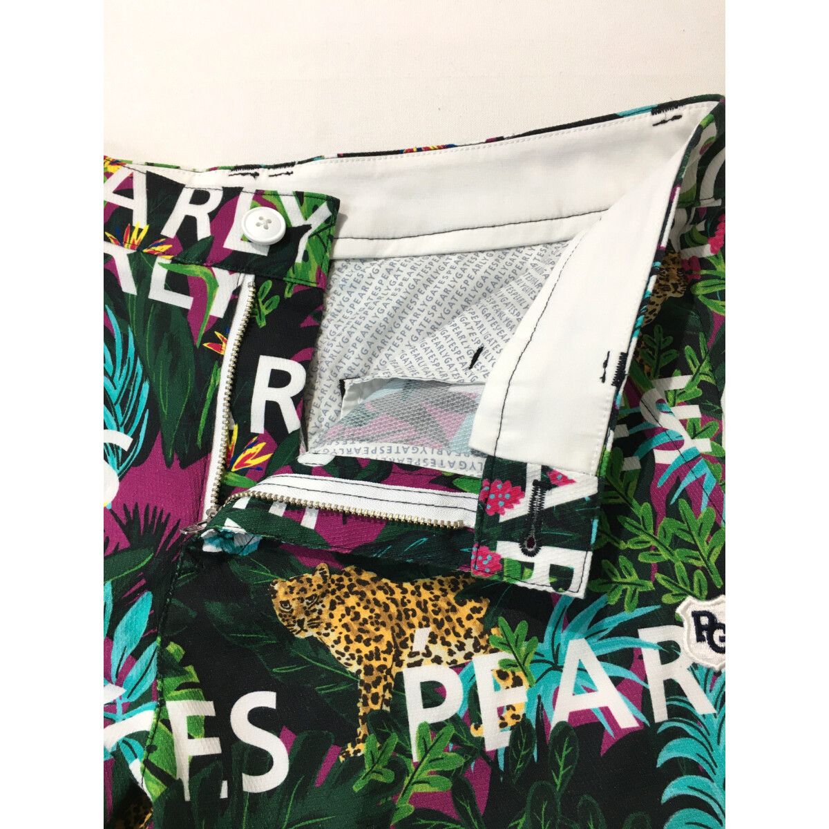 レディース パーリーゲイツ PEARLY GATES ショートパンツ 2(L) 緑