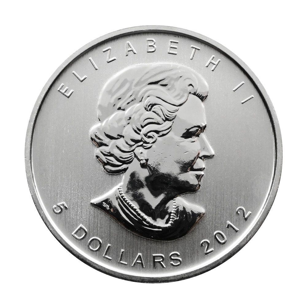 カナダ 銀貨 2012年 5ドル カナダ 2012 メイプルリーフ 5ドル 1オンス