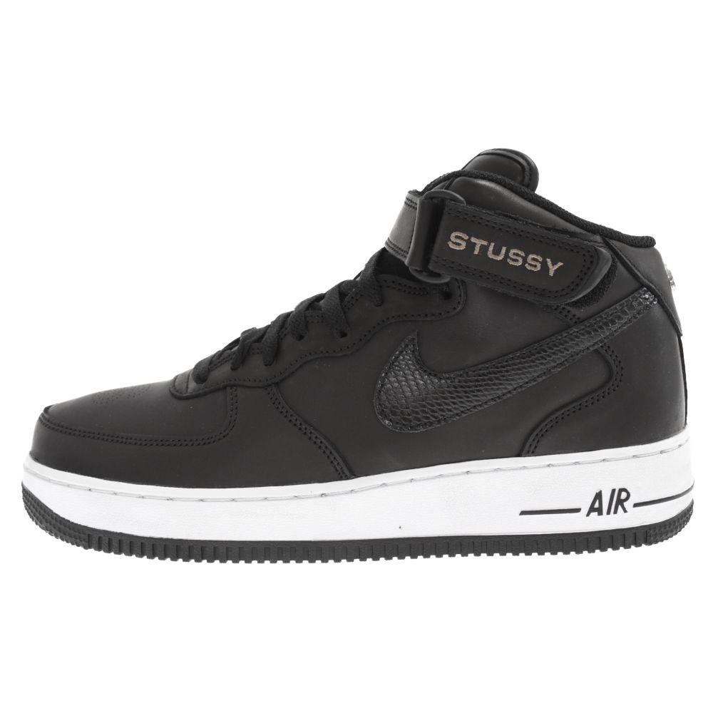 NIKE (ナイキ) ×STUSSY AIR FORCE 1 MID FOSSIL ステューシー エア