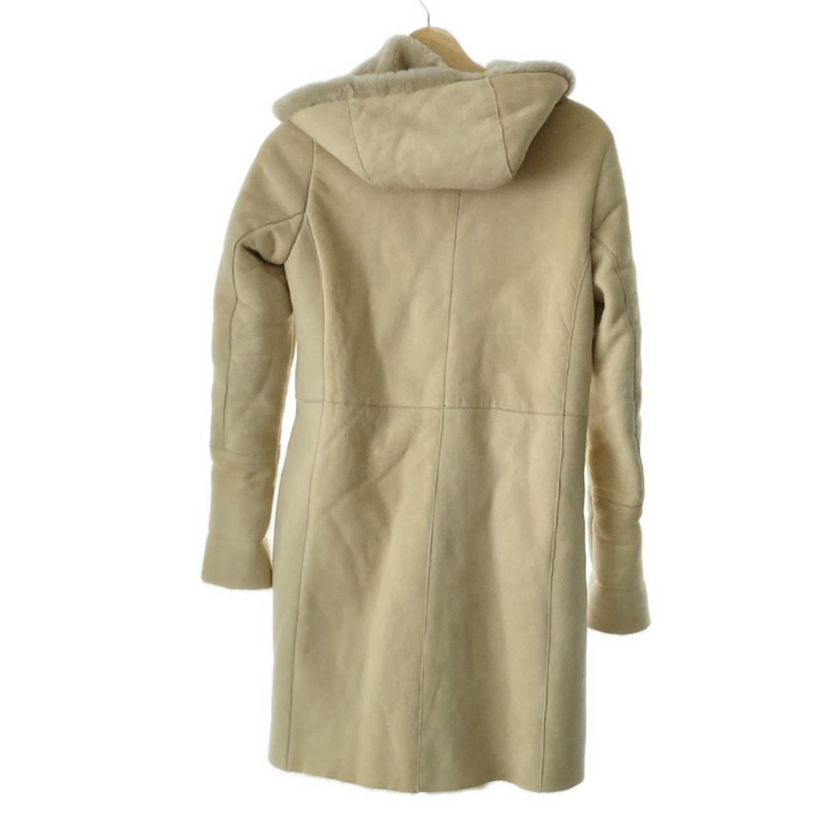 EMMETI エンメティ コート サイズ36 S レディース - ベージュ 長袖 ムートン 冬