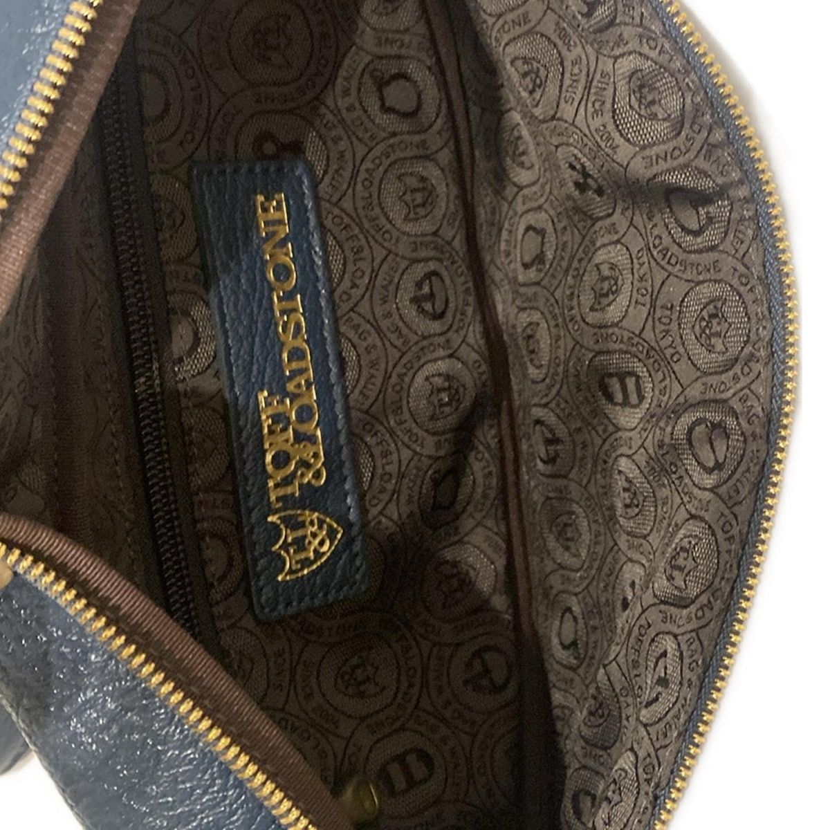 TOFF-LOADSTONE トフアンドロードストーン ウエストポーチ - ネイビー レザー DECORATOM_COM_BR