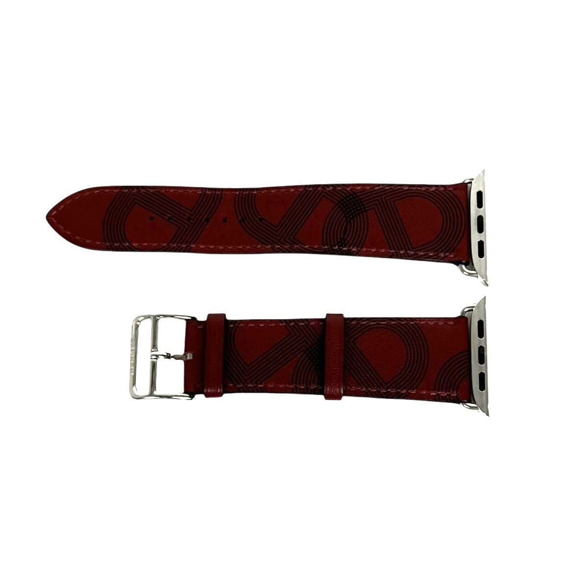 HERMES エルメス アップルウォッチベルト ルージュ Z刻印 -A 9304