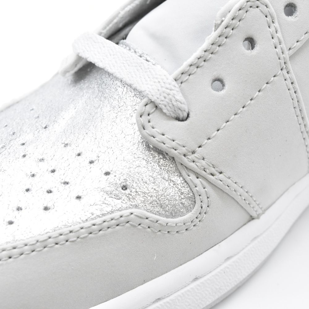 NIKE ナイキ AIR JORDAN 1 Retro Silver Anniversary エアジョーダンワンレトロ シルバーアンバーサリー ハイカットスニーカー US10.5 NIKE (ナイキ) AIR JORDAN 1 Retro Silver Anniversary エアジョーダン
