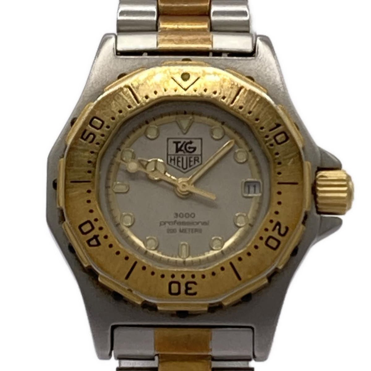 TAG Heuer タグホイヤー 腕時計 プロフェッショナル3000 934.208 レディース SS×GP グレー