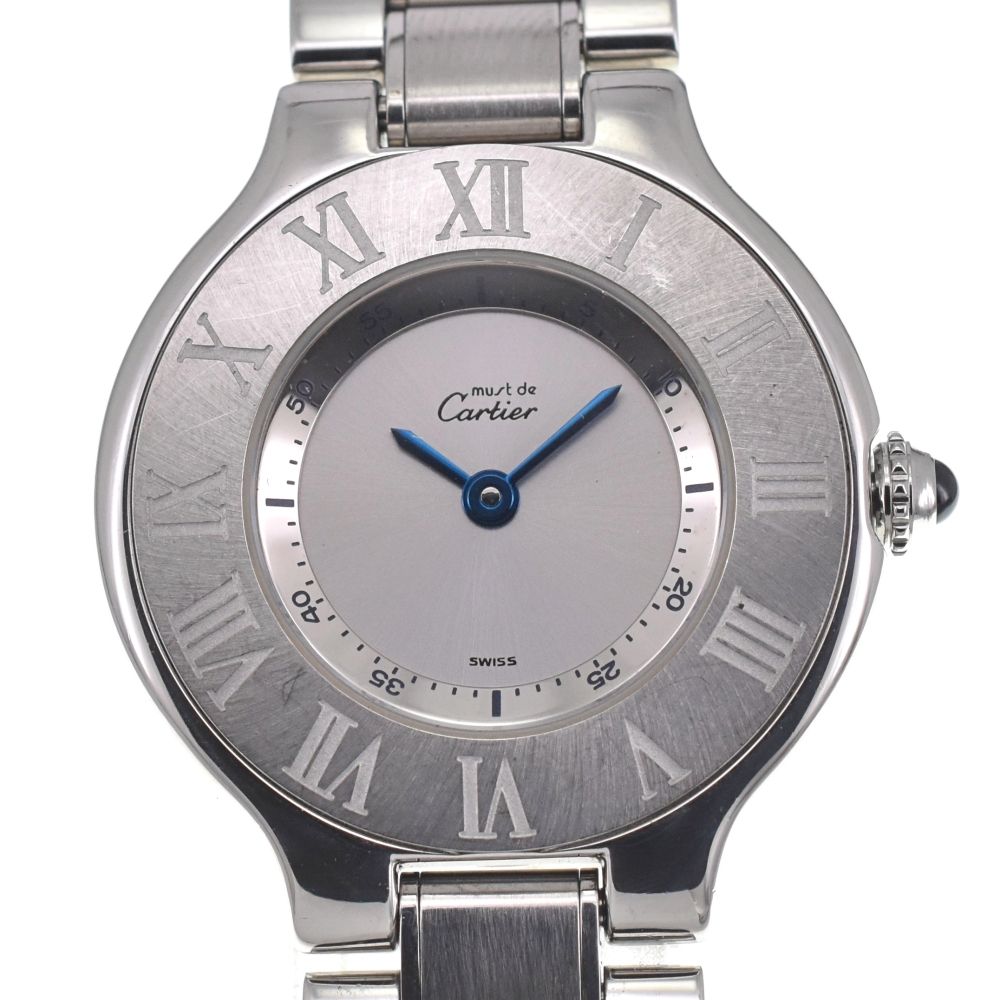 カルティエ CARTIER 1340/W10109T2 マスト21 クォーツ レディース L#137368