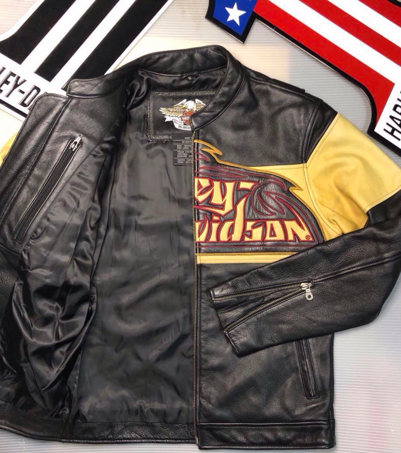 HARLEY DAVIDSON ハーレーダビッドソン ☆立体刺繍！ハーレー