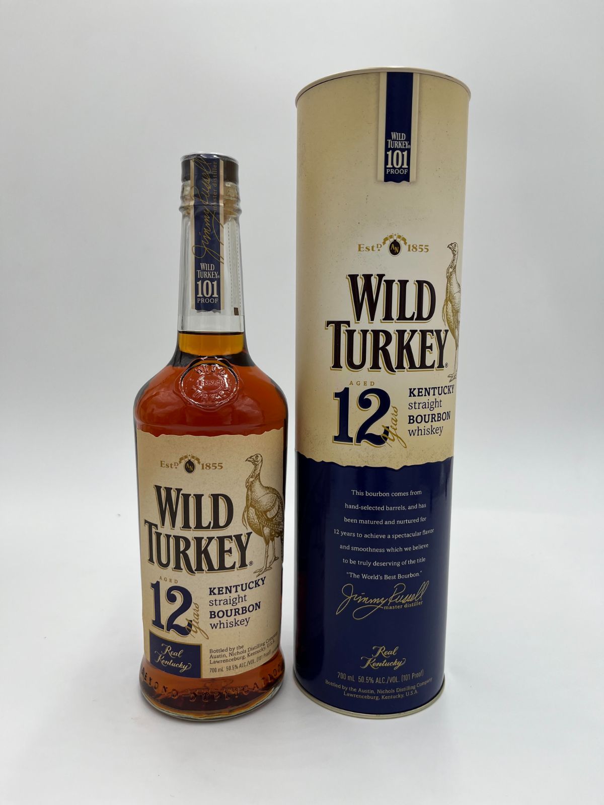終売品！ワイルドターキー 101PROOF 青12年 - メルカリ