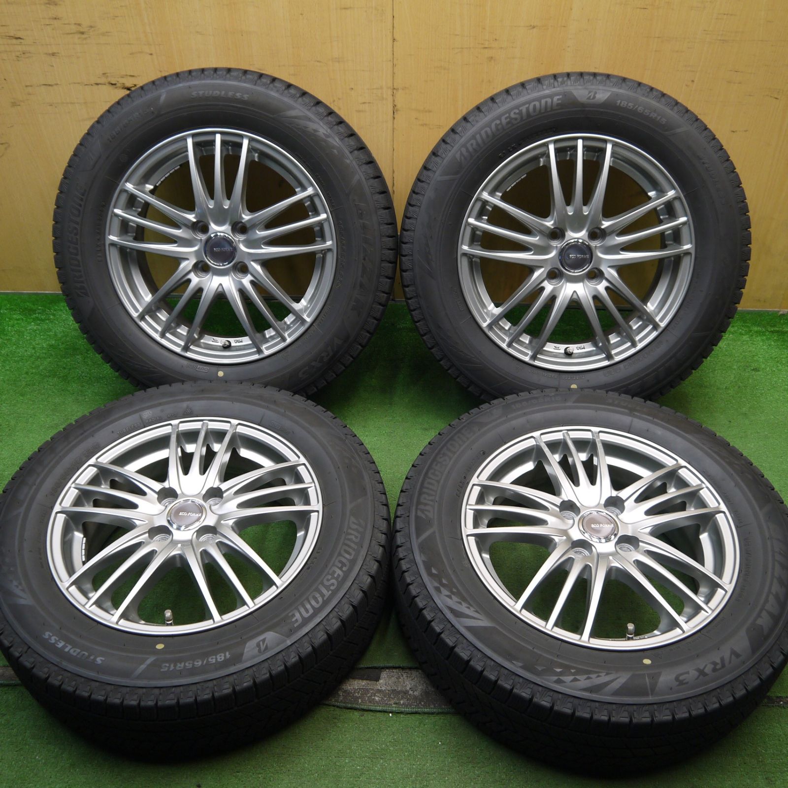 スタッドレスホイールセット ブリザックVRX2 185/65R15 エコフォルム